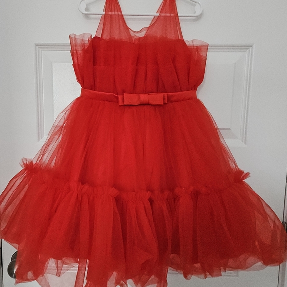 SHEIN Other - SHEIN Bold Red Mesh Fabric